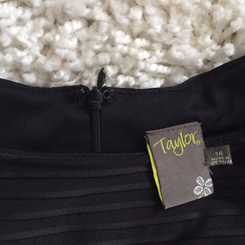 Taylor Black Fit and Flare Dress - Picture 3 of 8